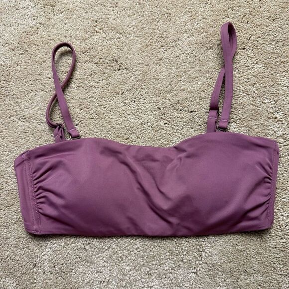 NWT Andie Swim “The Bora Bora Top” Bandeau w/ Removable Strap - S - Picture 1 of 7